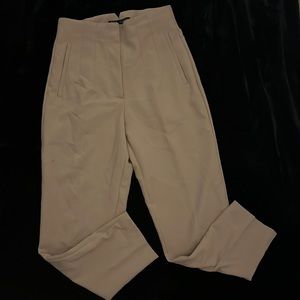 ZARA fitted tan/brown trousers